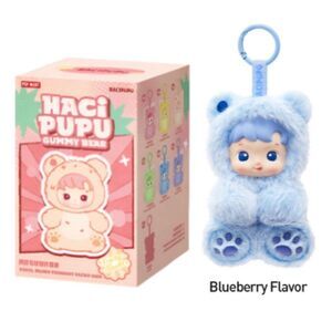 Haci Pupu Gummy Bear Series Vinyl Plush Pendant Blueberry
